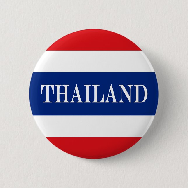 Thailändische Flagge Button (Vorderseite)