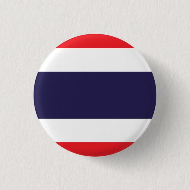 Thailändische Flagge Button (Vorderseite)