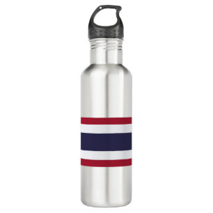 Thailändische Flagge Edelstahlflasche