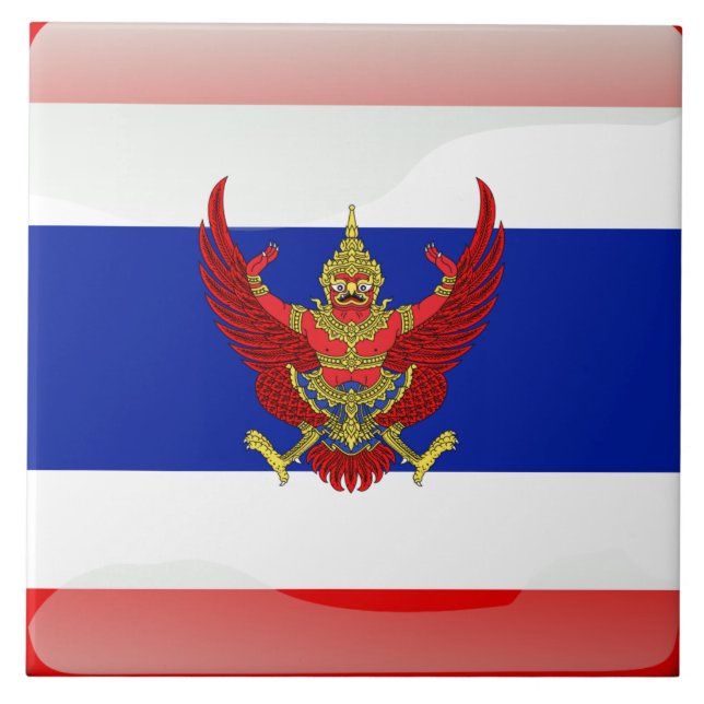 Thailändische Flagge Fliese (Vorderseite)