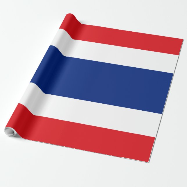 Thailändische Flagge Geschenkpapier (Ungerollt)