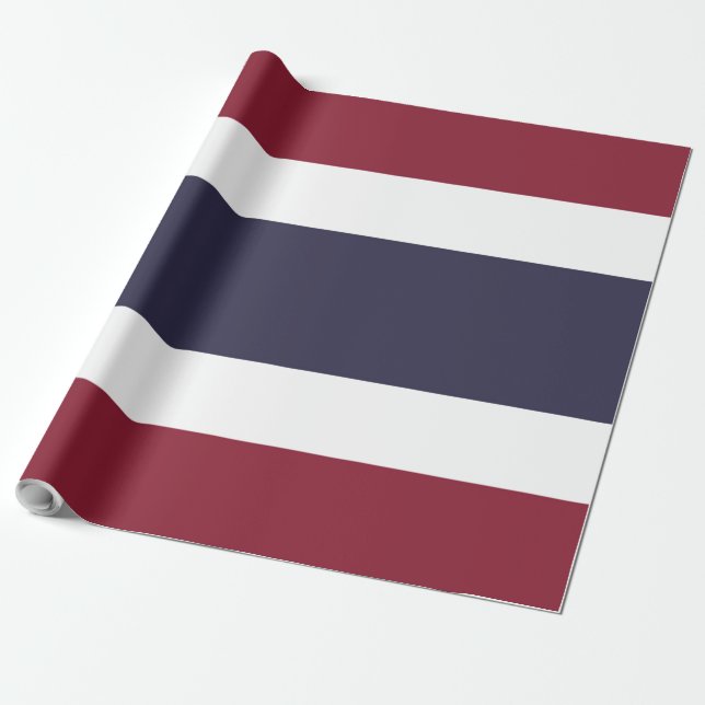Thailändische Flagge Geschenkpapier (Ungerollt)