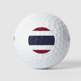 Thailändische Flagge Golfball