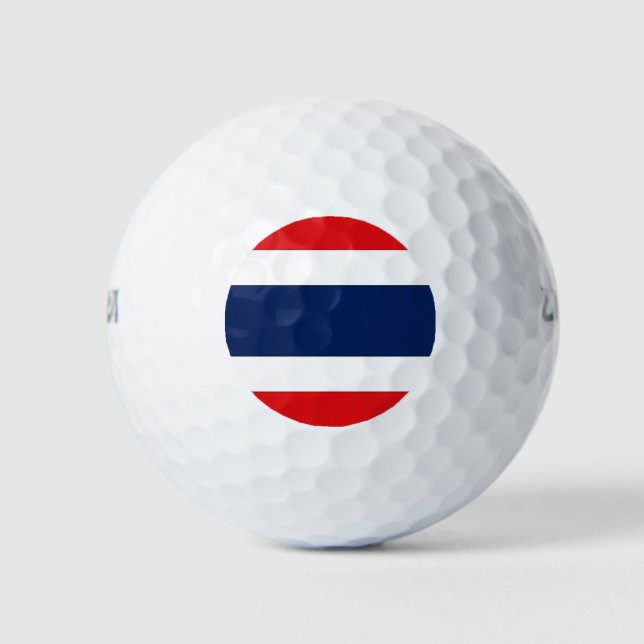 Thailändische Flagge Golfball (Vorderseite)