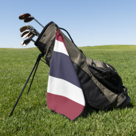 Thailändische Flagge Golfhandtuch