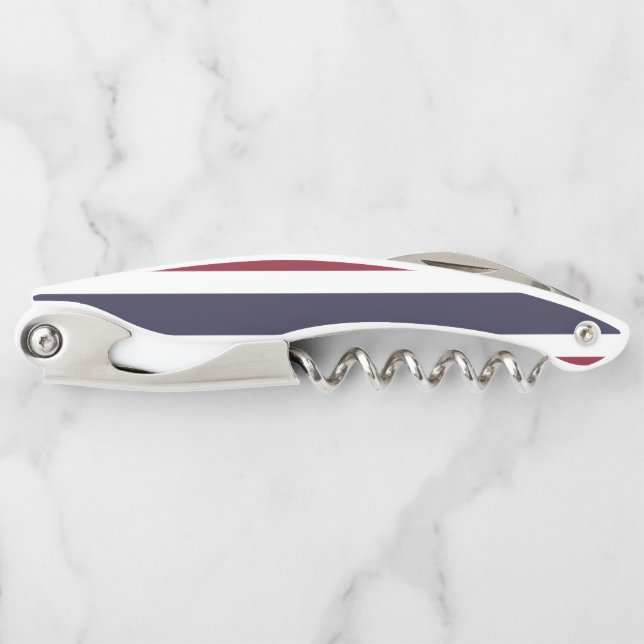 Thailändische Flagge Kellnermesser (Vorderseite)