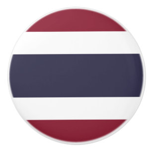 Thailändische Flagge Keramikknauf