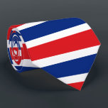 Thailändische Flagge Krawatte<br><div class="desc">Flagge Thailands</div>