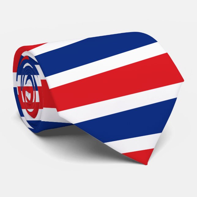 Thailändische Flagge Krawatte (Gerollt)