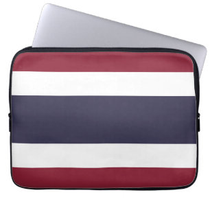 Thailändische Flagge Laptopschutzhülle