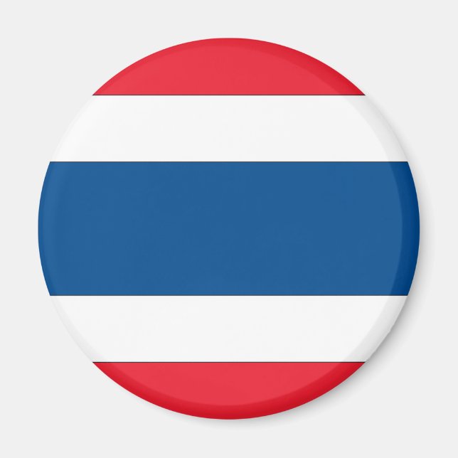Thailändische Flagge Magnet (Vorne)