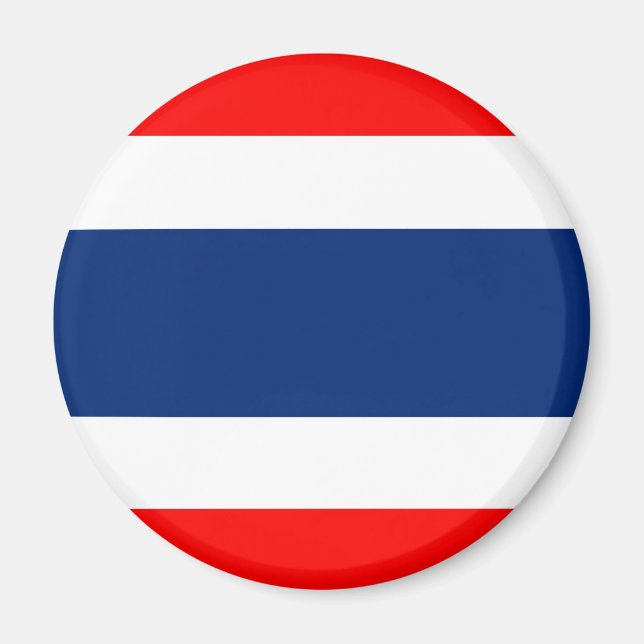 Thailändische Flagge Magnet (Vorne)