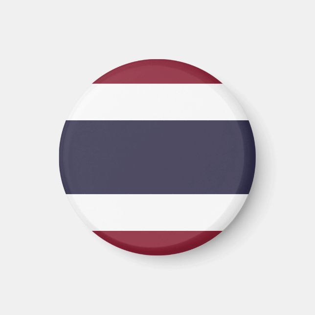 Thailändische Flagge Magnet (Vorne)