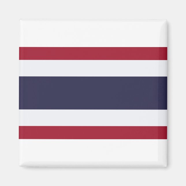 Thailändische Flagge Magnet (Vorne)
