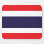 Thailändische Flagge Mousepad<br><div class="desc">Anpassbare World Flag Produkte - Bitte fühlen Sie sich frei,  Ihren eigenen Text hinzuzufügen.</div>