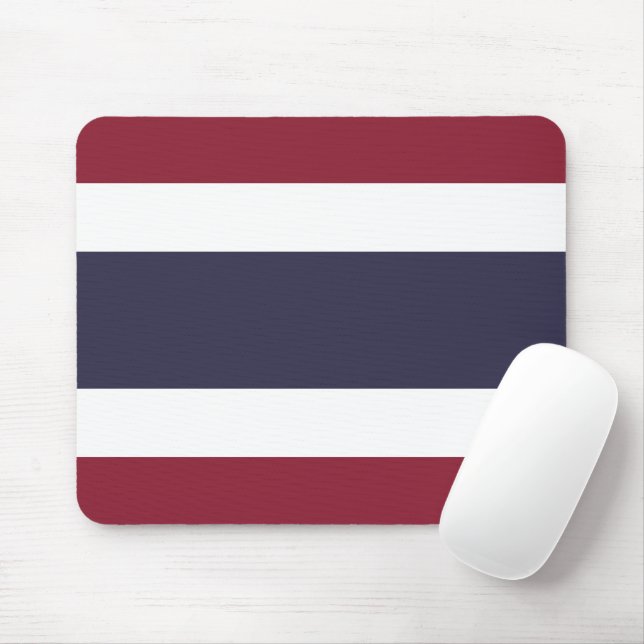 Thailändische Flagge Mousepad (Mit Mouse)
