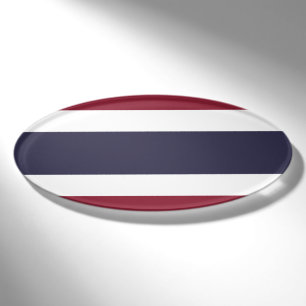 Thailändische Flagge Namenschild