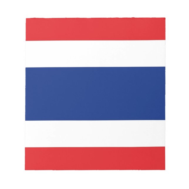 Thailändische Flagge Notizblock (Vorderseite)