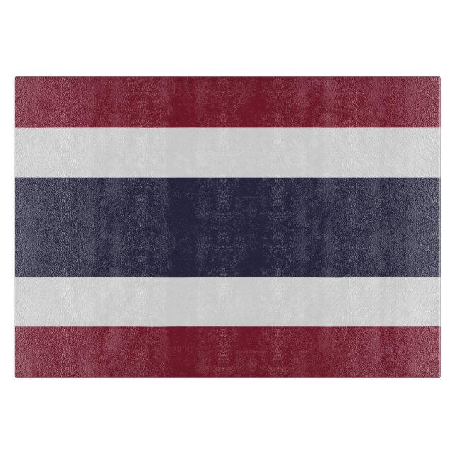 Thailändische Flagge Schneidebrett (Vorderseite)