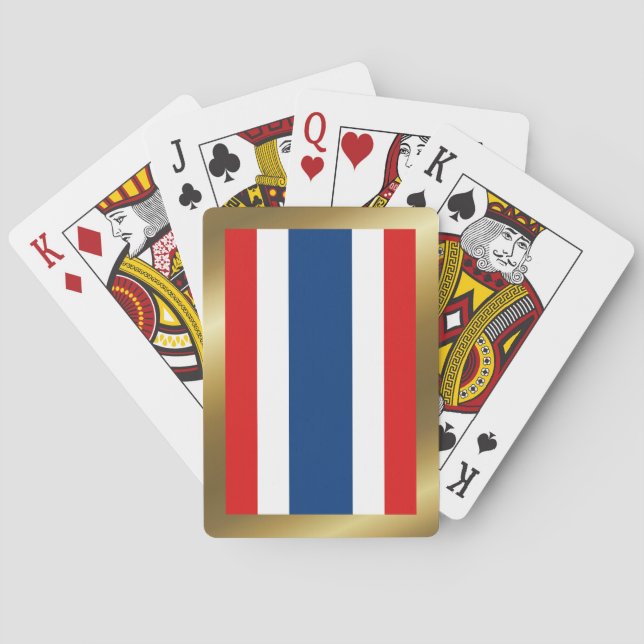 Thailändische Flagge Spielkarten (Rückseite)