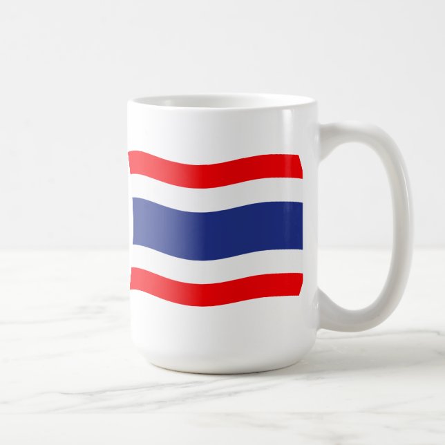 Thailändische Flagge Tasse (Rechts)