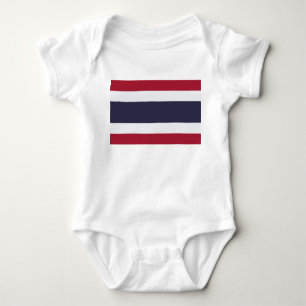 Thailändische Flagge (Thailand) Baby Strampler