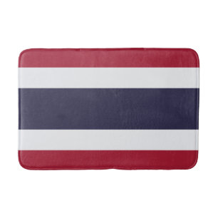 Thailändische Flagge (Thailand) Badematte