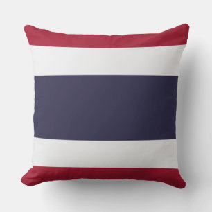 Thailändische Flagge (Thailand) Kissen