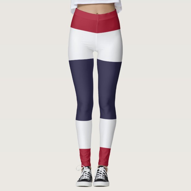 Thailändische Flagge (Thailand) Leggings (Vorderseite)