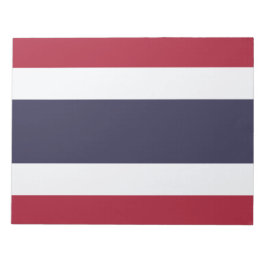 Thailändische Flagge (Thailand) Notizblock