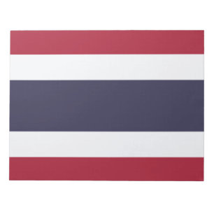 Thailändische Flagge (Thailand) Notizblock