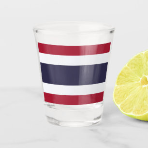 Thailändische Flagge (Thailand) Schnapsglas