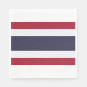 Thailändische Flagge (Thailand) Serviette
