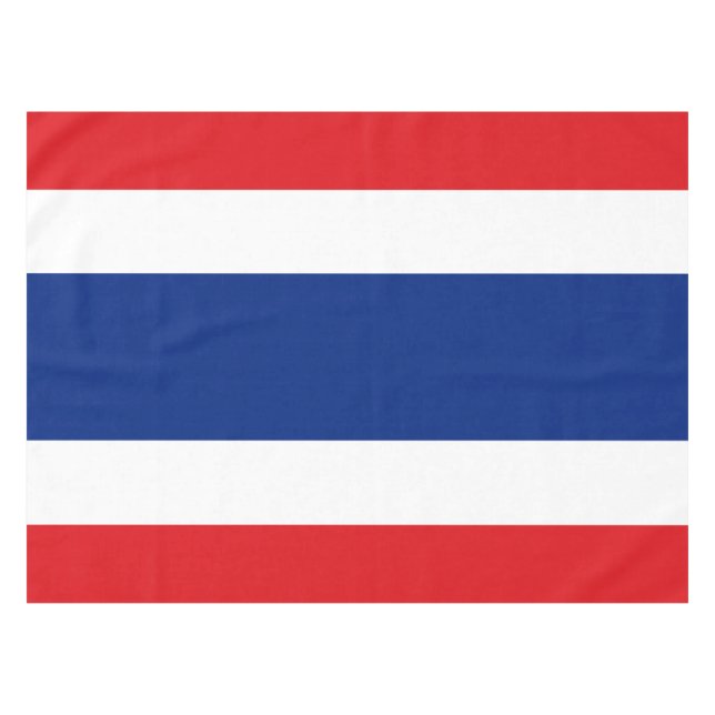 Thailändische Flagge Tischdecke (Vorderseite (Horizontal))