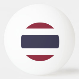Thailändische Flagge Tischtennisball