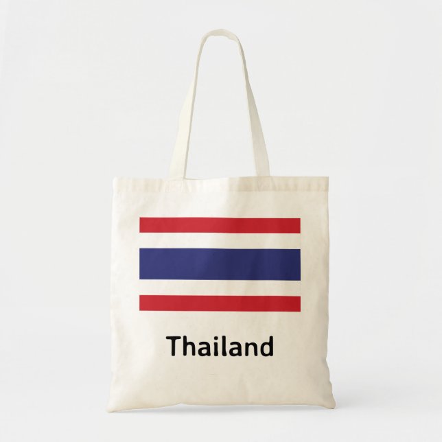 Thailändische Flagge Tragetasche (Vorne)