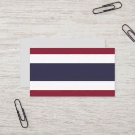 Thailändische Flagge Visitenkarte