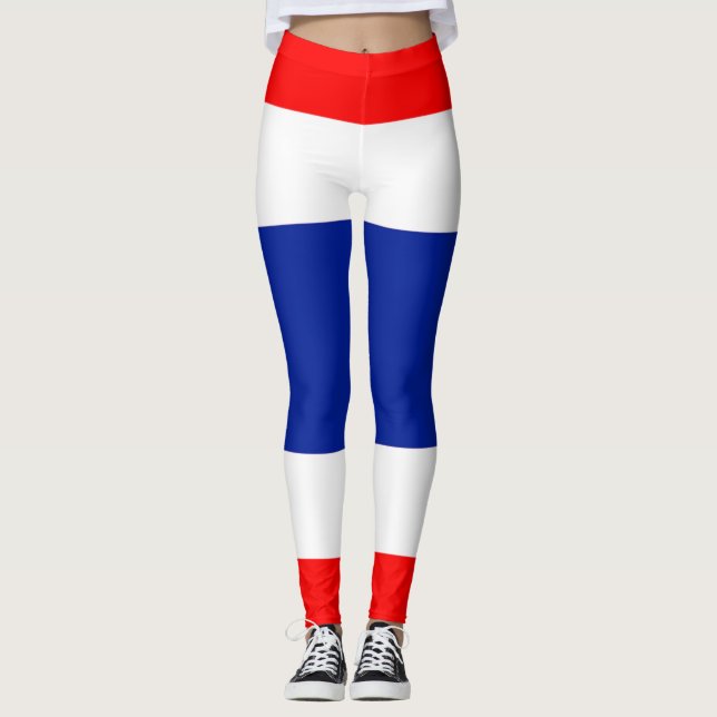 Thailändische Flaggenstaaten Leggings (Vorderseite)