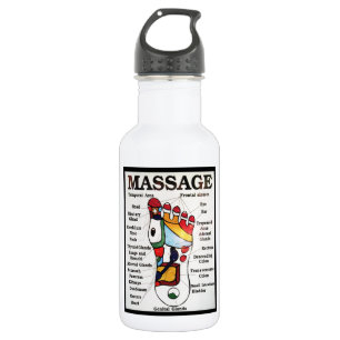 Thailändische Fuß-Massage ~ Trinkflasche