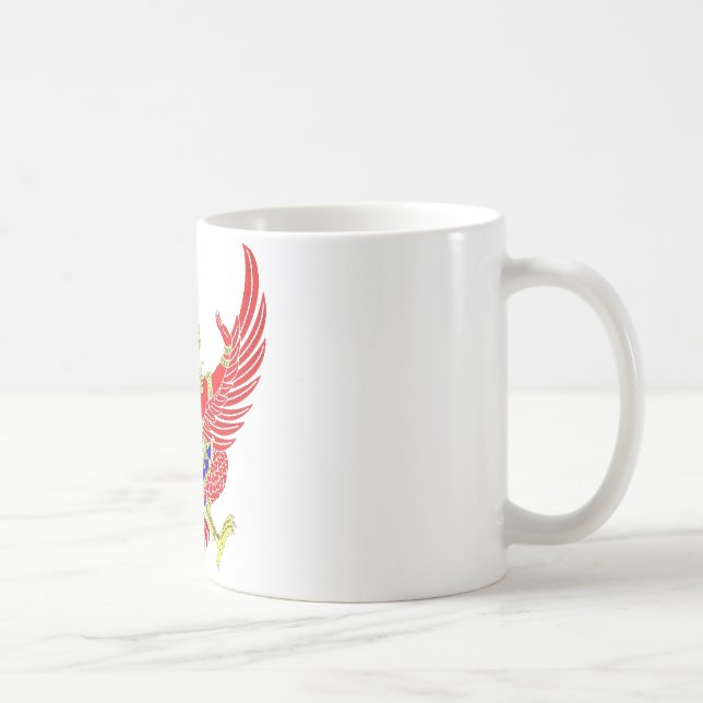 THAILÄNDISCHE GARUDA - KROOTH - SANSKRIT KAFFEETASSE (Rechts)