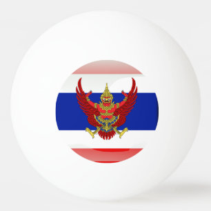 Thailändische Hochglanzflagge Tischtennisball