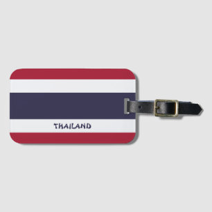 Thailändische Nationalflagge Patriotisch Gepäckanhänger