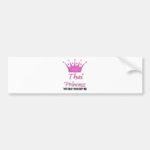 Thailändische Prinzessin Autoaufkleber