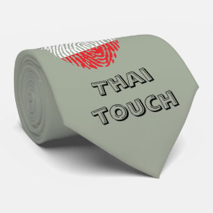 Thailändische Touchfingerabdruckflagge Krawatte