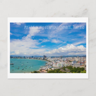 Thailändischer Aussichtspunkt Touristenattraktion  Postkarte