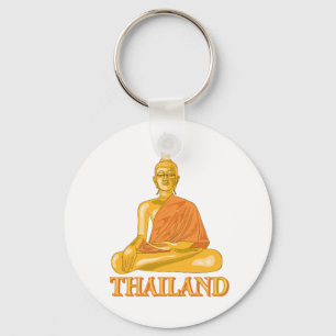 Thailändischer Buddha Schlüsselanhänger