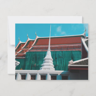 Thailändischer buddhistischer Tempel Wat Arun Bang Karte
