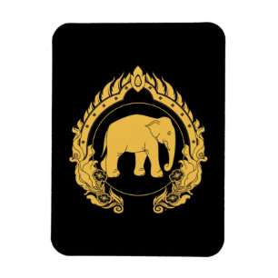 Thailändischer Elefant Magnet