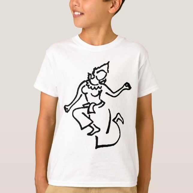 THAILÄNDISCHER LAO-U. KAMBODSCHANER-TÄNZER T-Shirt (Vorderseite)