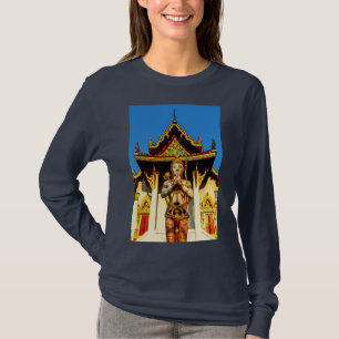 Thailändischer Tempel und Buddha 1102 T-Shirt